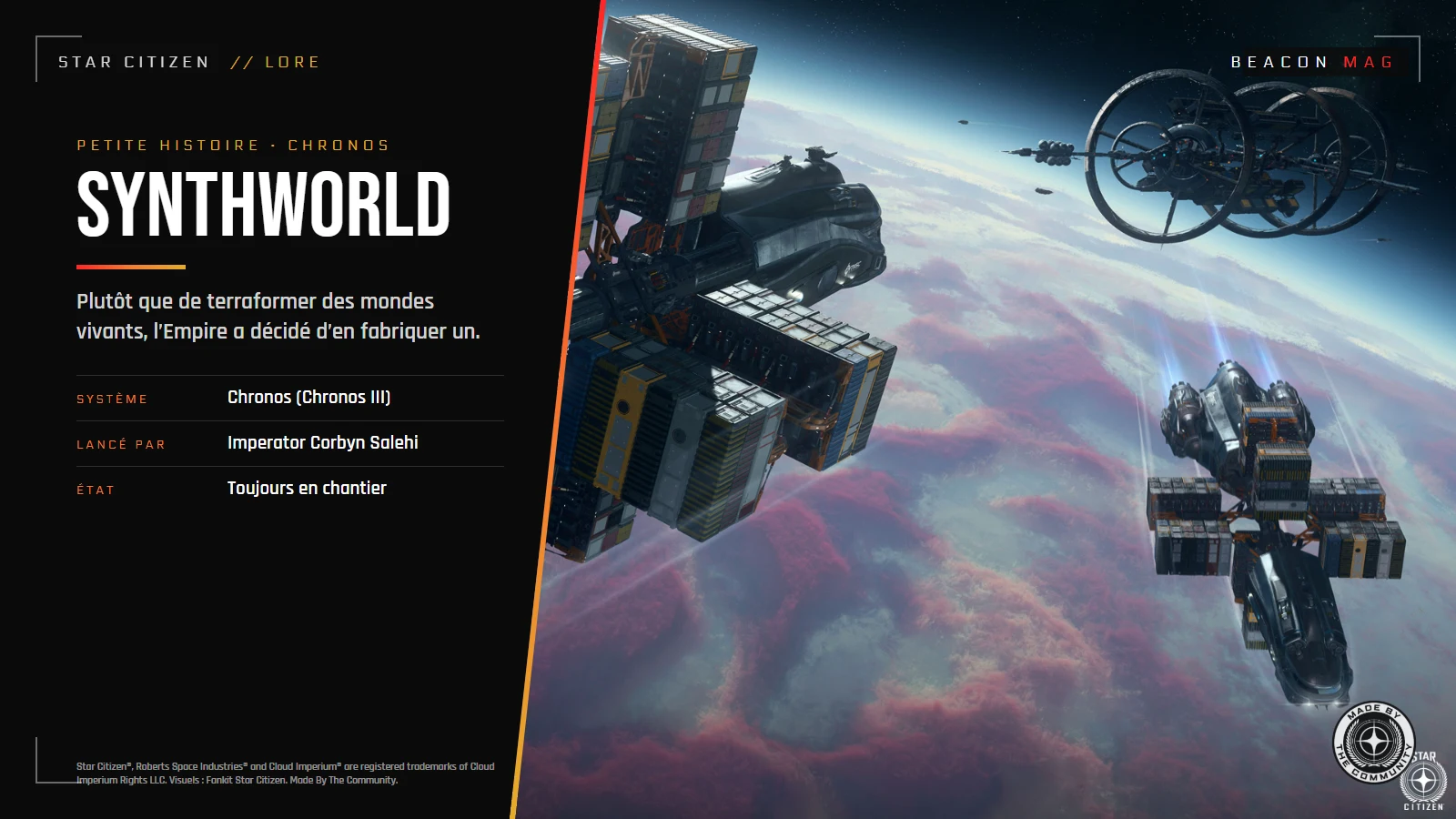 Illustration : Histoire Star Citizen : Synthworld, la planète construite à la main